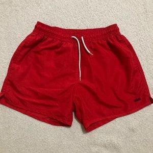 TopMan swims red trunks